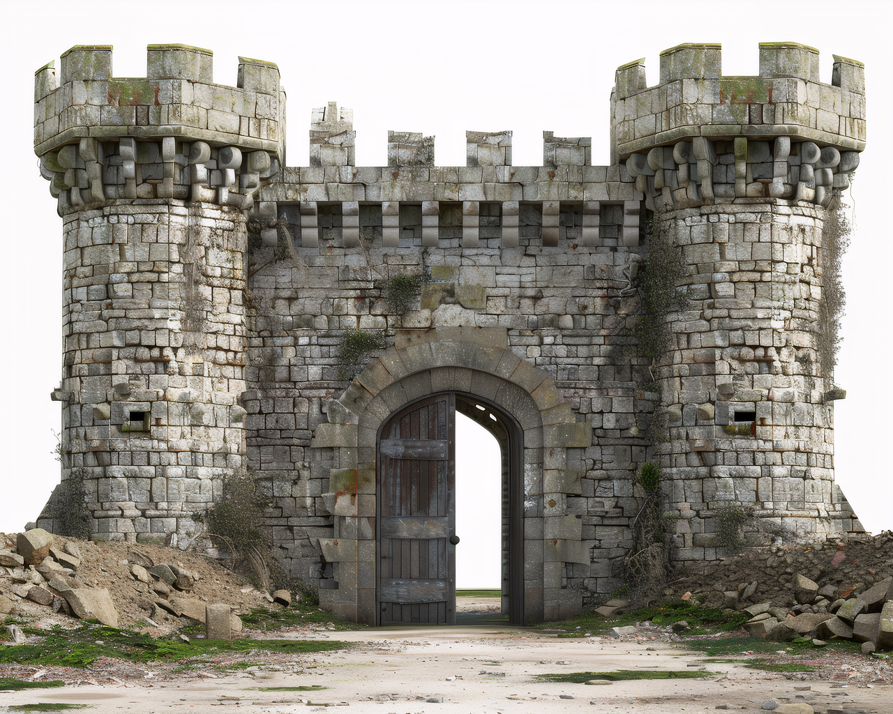 Medieval castle concept art