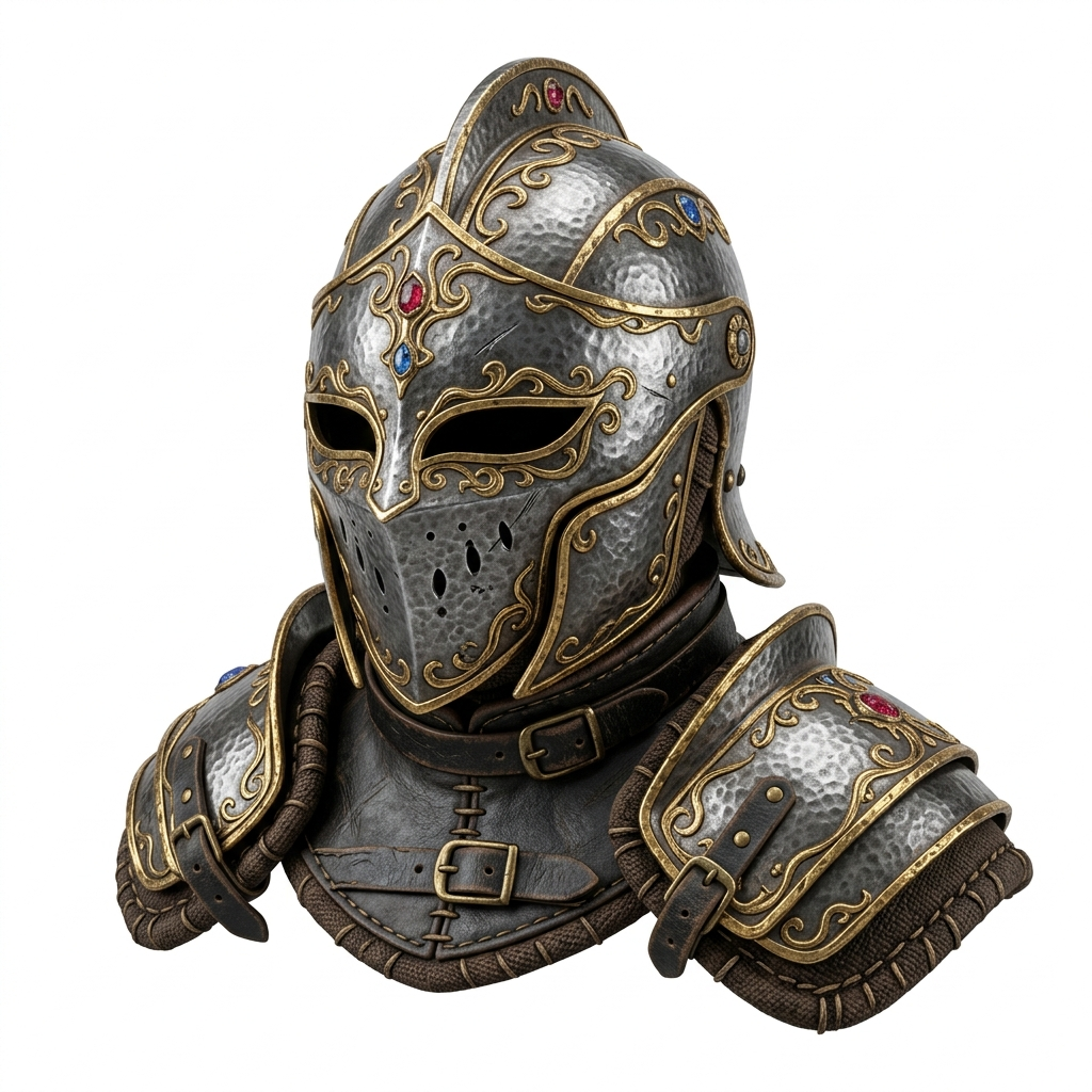 Ornate helmet fantasy art